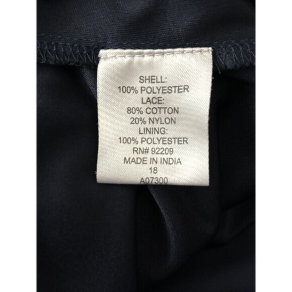 Koret Cottagecore Lace Midi Dress 18 Crochet Romantic Boho Modest 90s Vintage - Picture 9 of 13